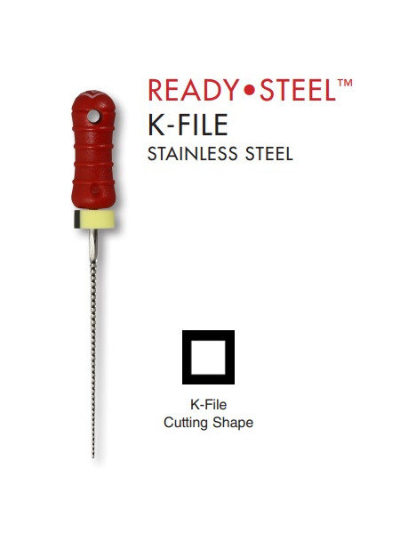 Ready Steel K-FILE Dentsply Maillefer- 6 pz