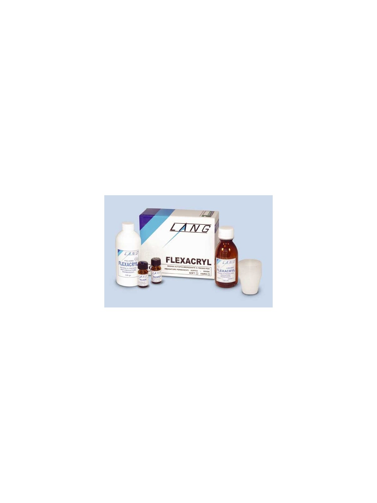 FLEXACRYL LANG KIT - polvere 120 g + liquido 120 g