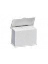 CONTENITORE DOPPIO BIANCO PER GARZE 5X5 cm - 1 pz