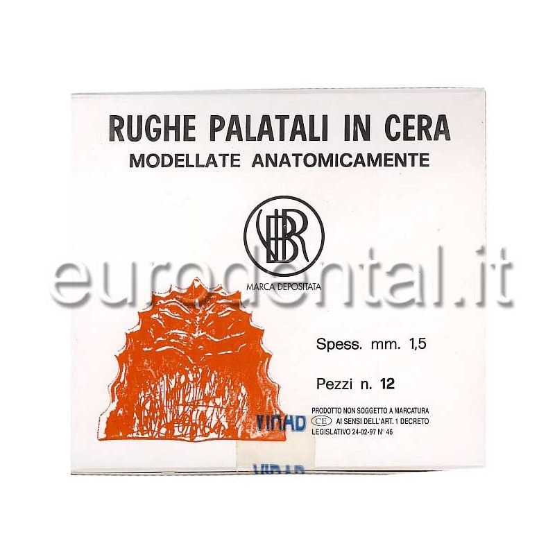 RUGHE PALATALI IN CERA VIRAB - 12 pz