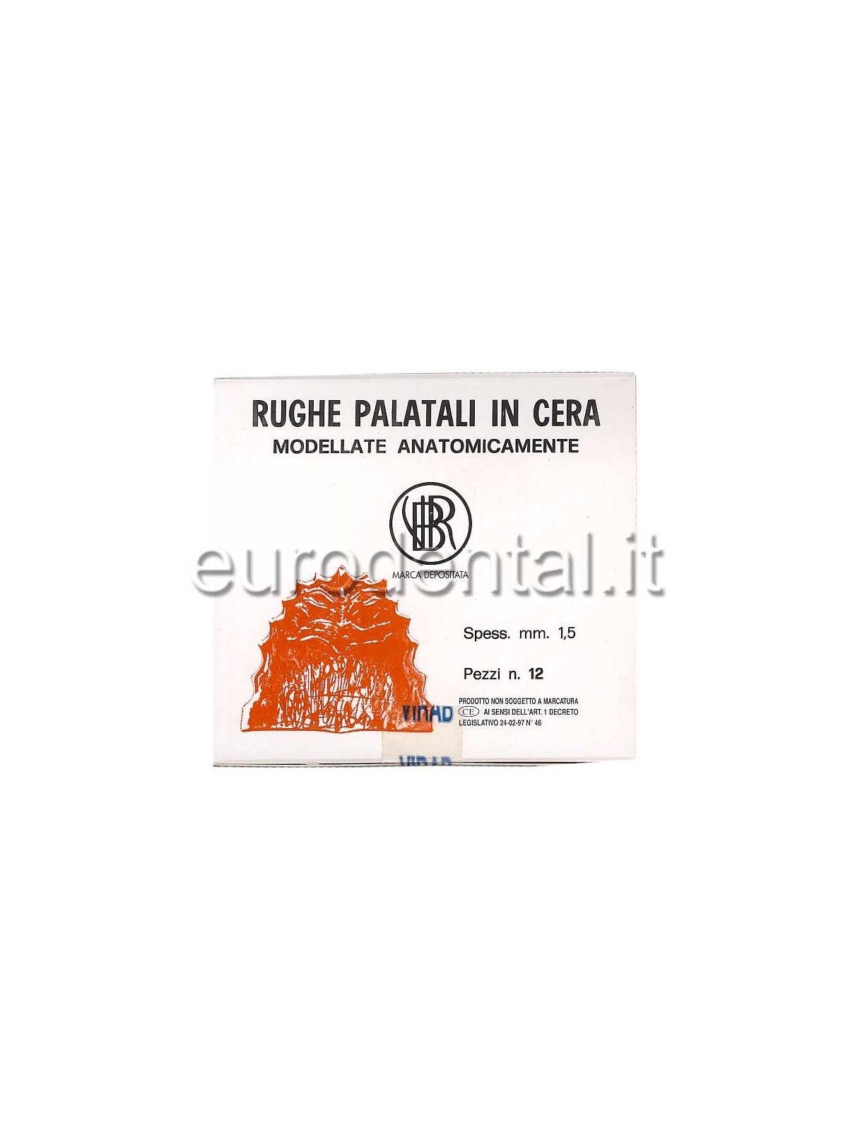 RUGHE PALATALI IN CERA VIRAB - 12 pz